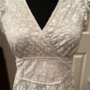 Marc by Marc Jacobs - White dress with white flowers